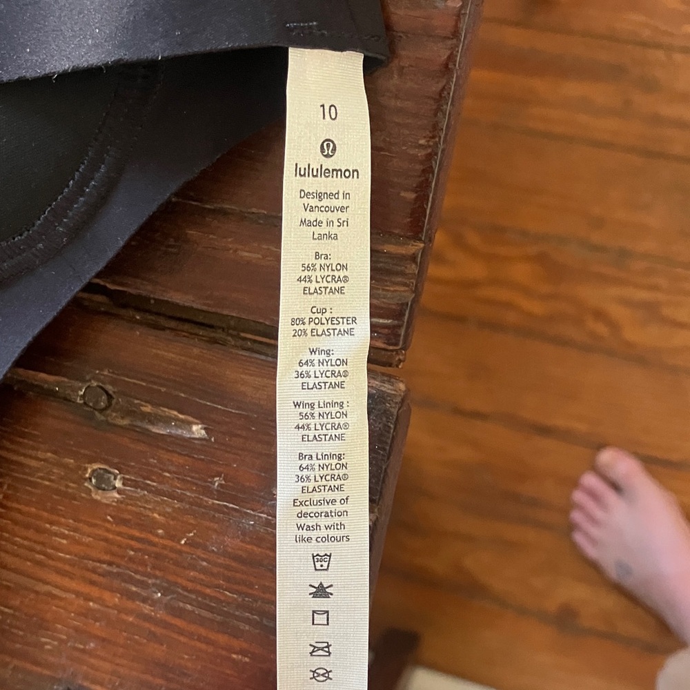 NWT Lululemon Adapt the strap bra size 10 - Picture 5 of 5